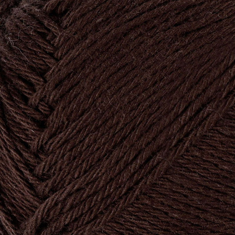 Creativ Company - Cotton yarn, Dark brown, 50gr, 170m 431300