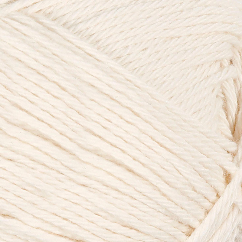 Creativ Company - Cotton yarn, Off-White, 50gr, 170m 431030