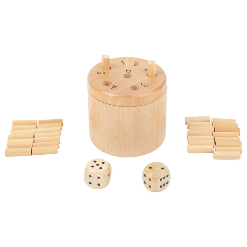 Small Foot - Dice Game Super Six Dice 11365