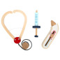 Small Foot - Doctor's Coat with Wooden Accessories, 4 pcs. 12225