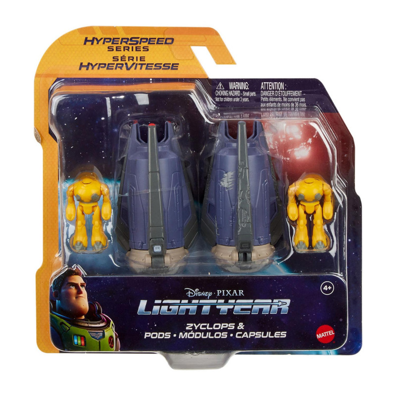 Mattel - Lightyear Flight Cyclops + Enemy Fighter Ship HHJ96