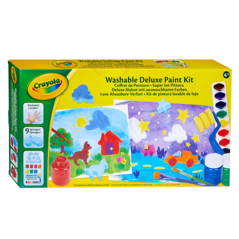 Crayola Deluxe Luxury Washable Paint Set 256472