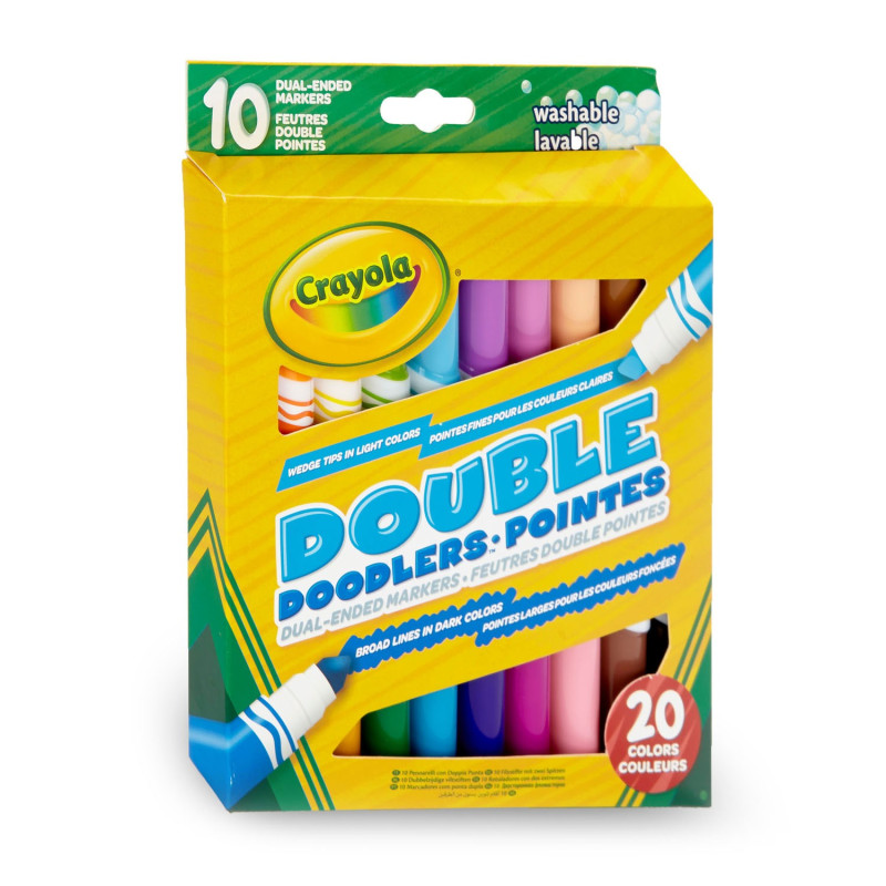 Crayola Double Sided Felt Pens, 10pcs. 256347