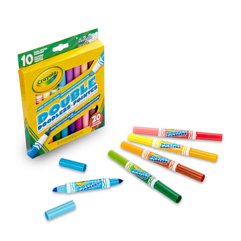 Crayola Double Sided Felt Pens, 10pcs. 256347