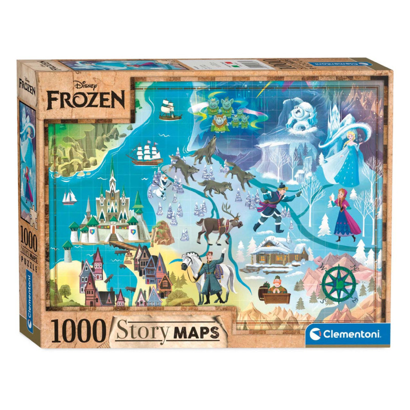 Clementoni Puzzle Disney La reine des neiges 1000 pièces