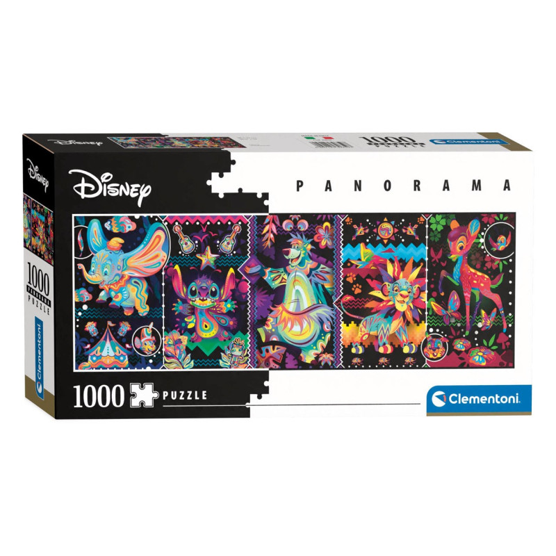 Clementoni Puzzle Panorama Disney Classics 1000 pièces