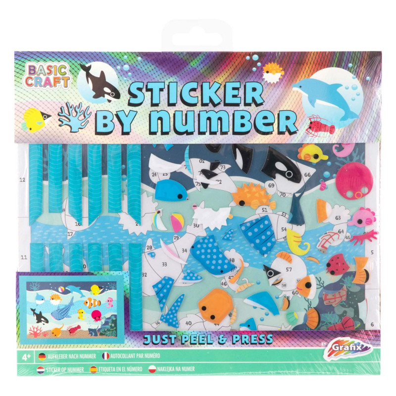 Grafix - Sticker by Number - Underwater World 100042