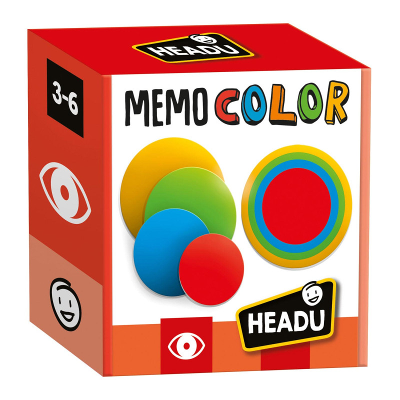 Headu Memo Game Colors MU51289