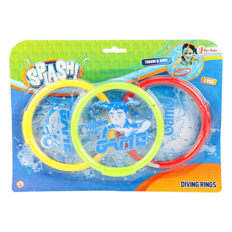 Toi-Toys - Splash Diving Rings, 3pcs. 67963A
