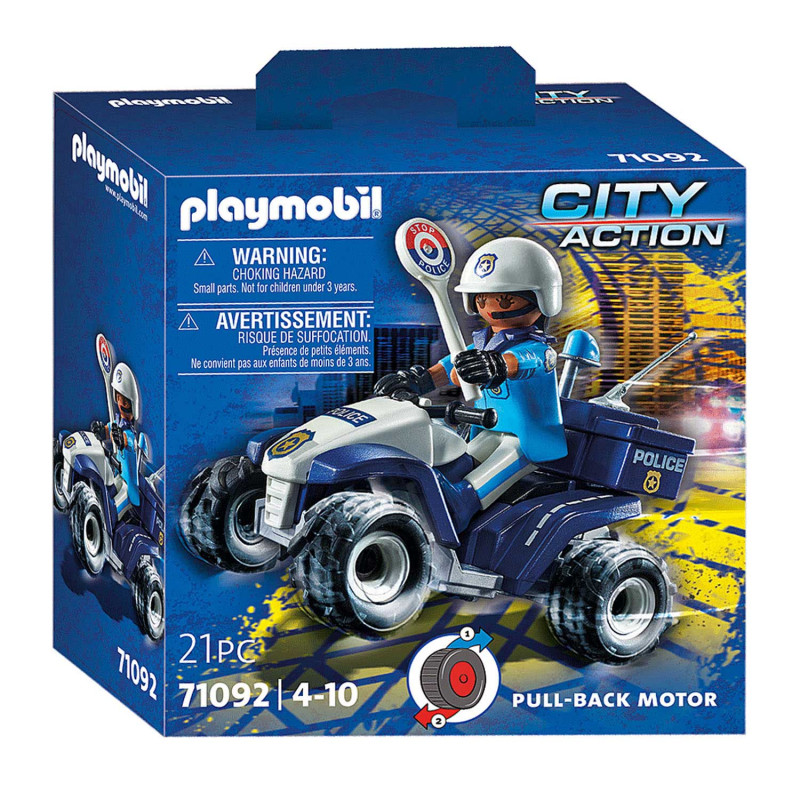 Playmobil City Action 71092 Policier et quad