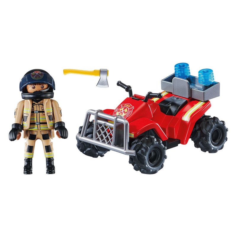 Playmobil City Action 71090 Pompier et quad