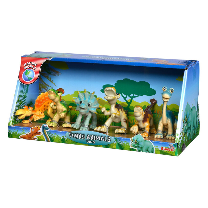 Simba - Funny Animals - Dinosaurs, 6pcs. 104322458