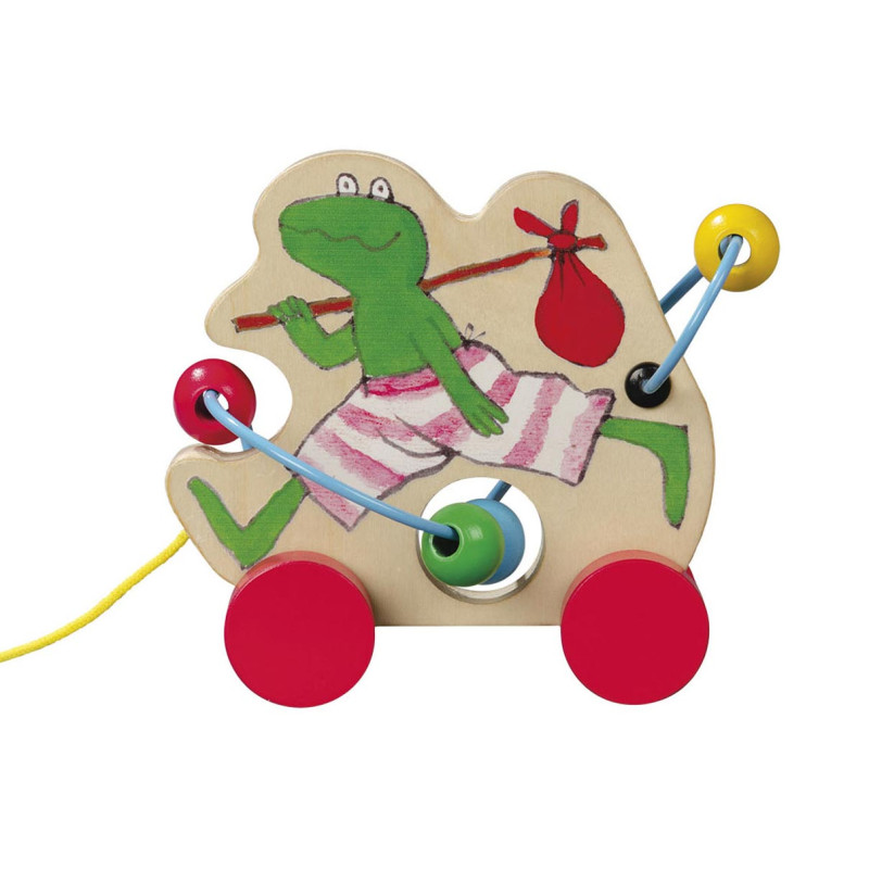 Bambolino Toys - Frog Wooden Pulling Figure 370913
