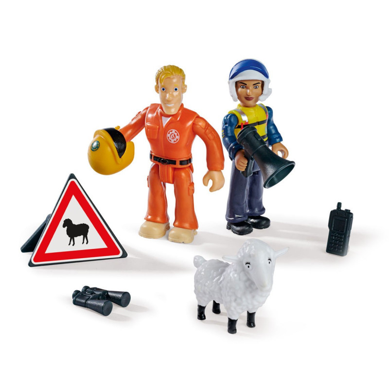 Simba - Fireman Sam Toy Figures - Rose, Tom, Woolly 109252515
