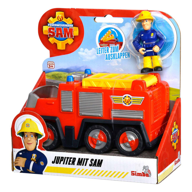 Simba - Fireman Sam Jupiter Firetruck with Sam Figure 109252505