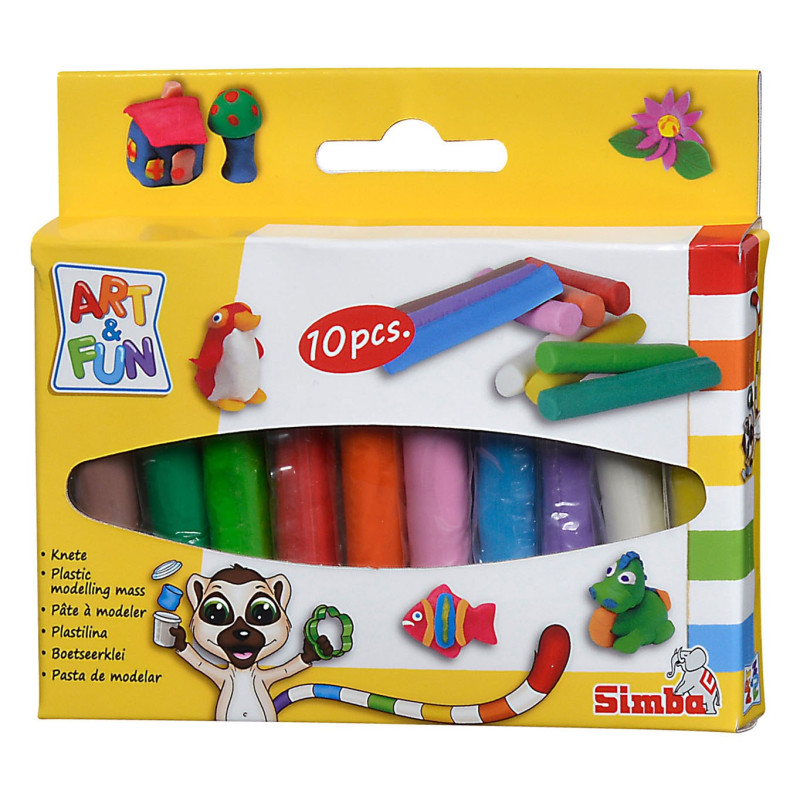 Simba - Art & Fun Clay Sticks, 10pcs. 106324169