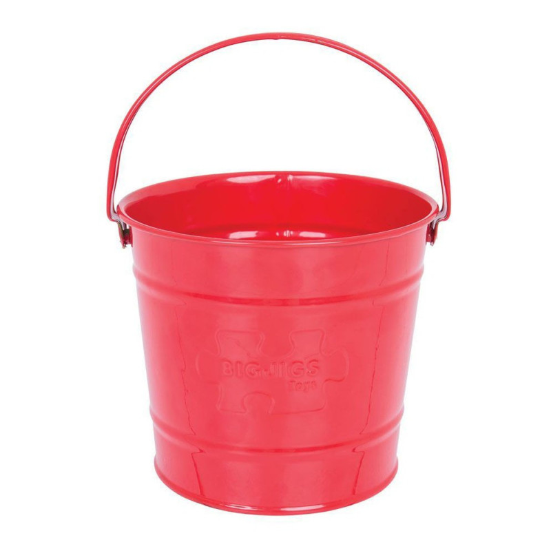 Bigjigs - Red Metal Bucket BJ296