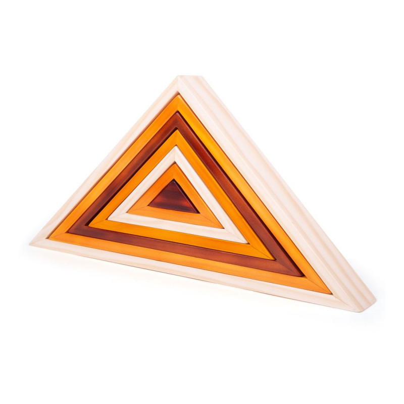 Bigjigs Wooden Triangle Stacking Toys 33039