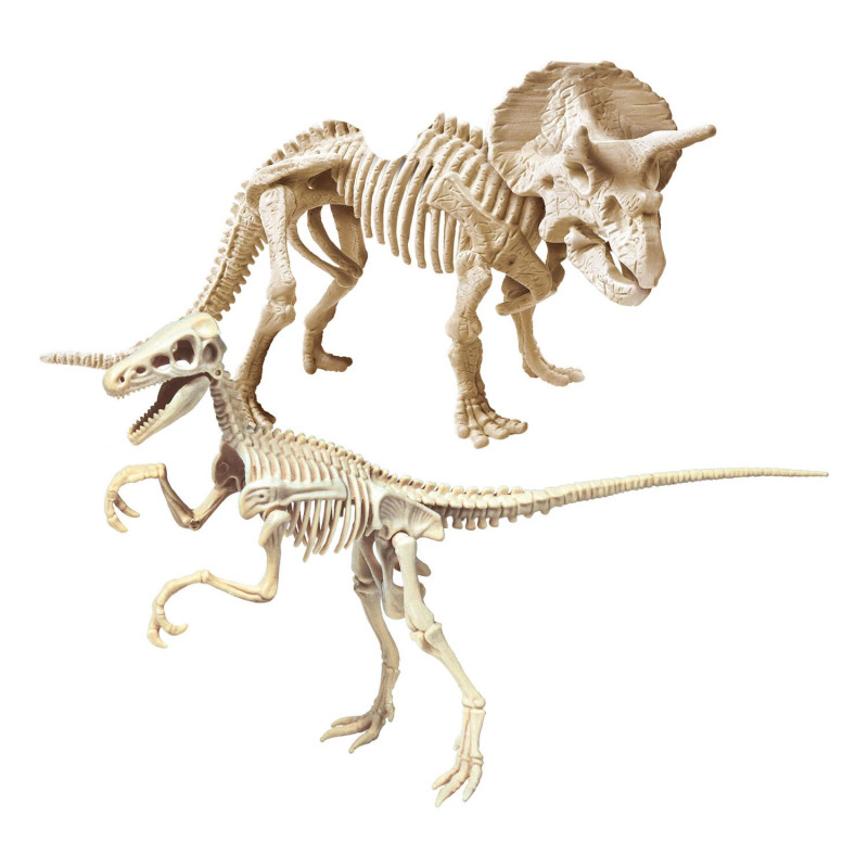 Clementoni Jurassic World Triceratops Velociraptor Digging Set 19289