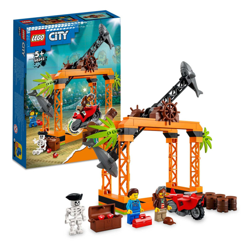 Lego - LEGO City 60342 The Shark Attack Stunt Challenge 60342