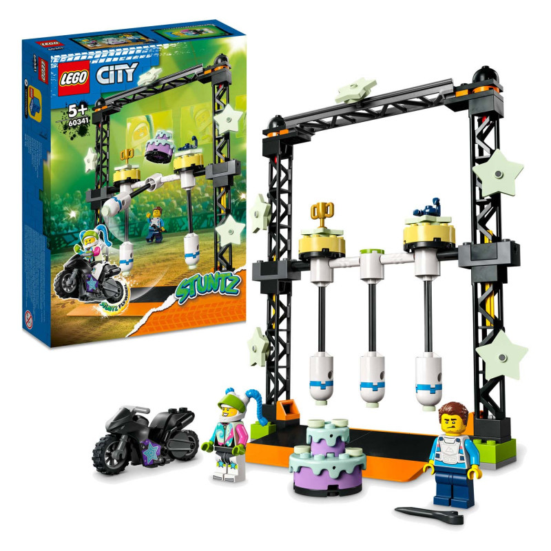 Lego - LEGO City 60341 The Knockdown Stunt Challenge 60341