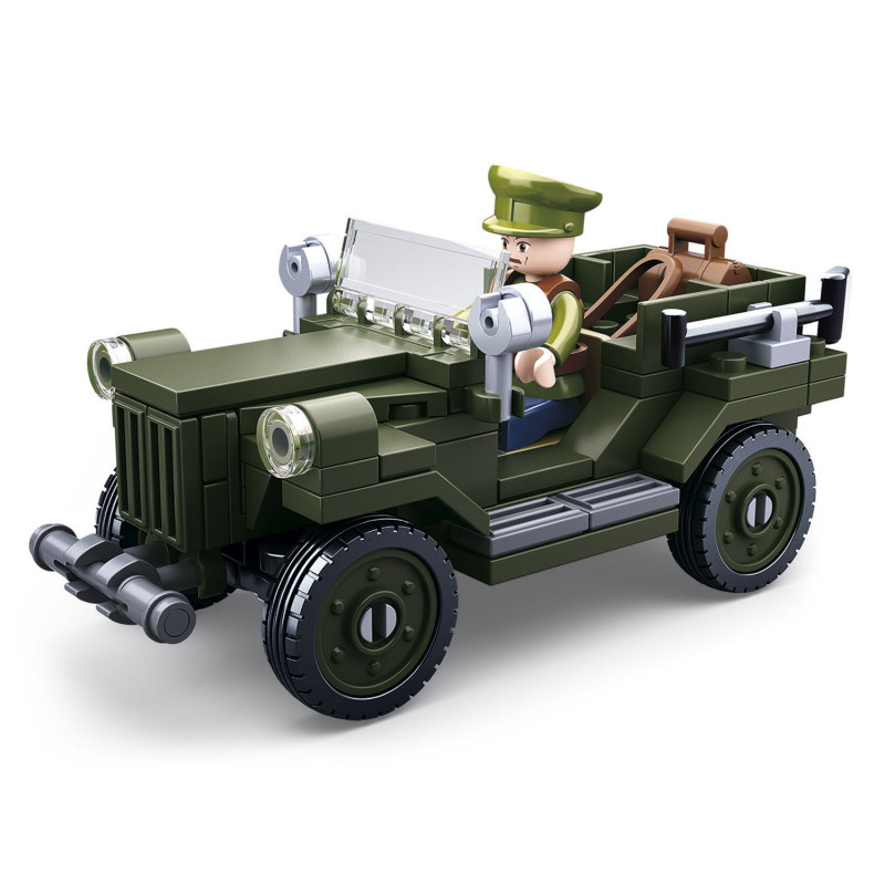 Sluban WWII - GAZ-67 Allied Jeep