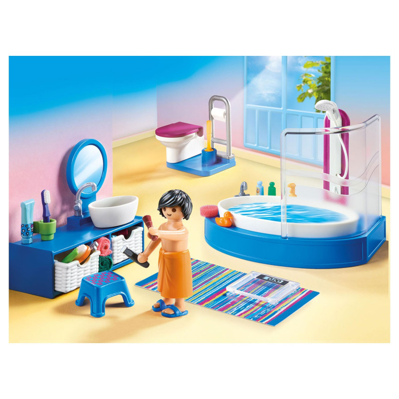 Playmobil Dollhouse 70211 Salle de bain avec baignoire