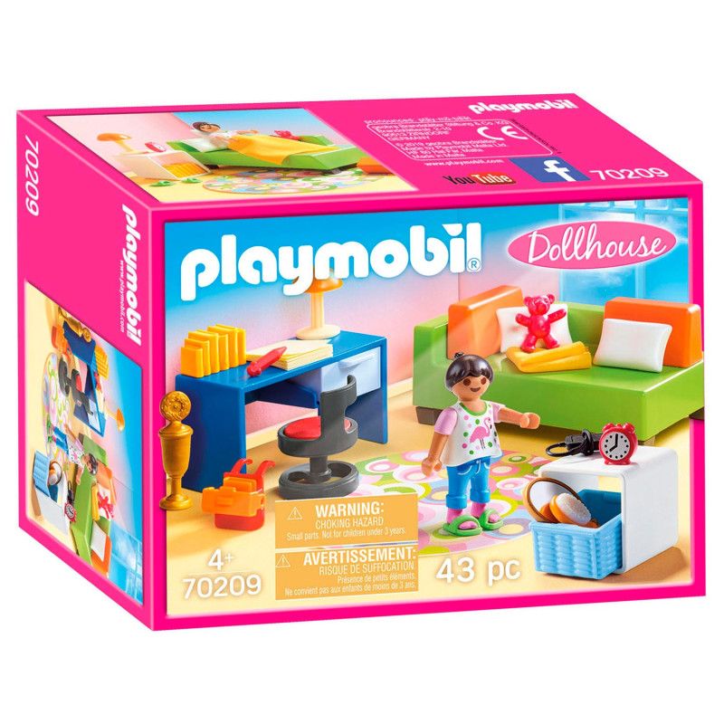 Playmobil Dollhouse 70209 Chambre d'enfant avec canapé-lit