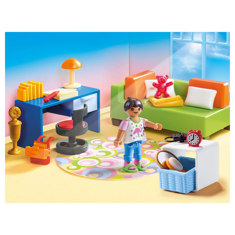Playmobil Dollhouse 70209 Chambre d'enfant avec canapé-lit