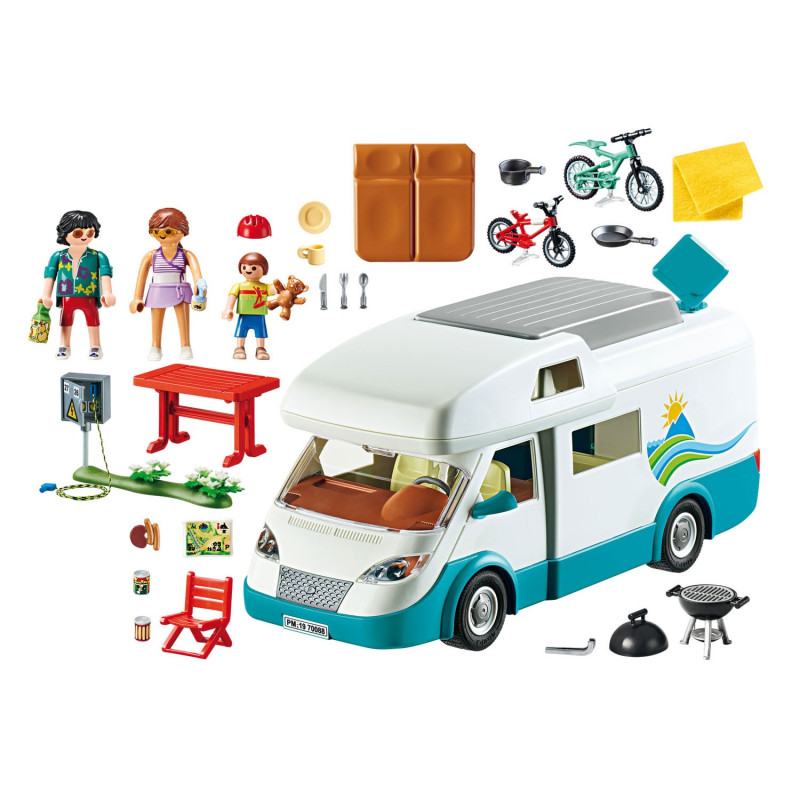 Playmobil Family Fun 70088 Famille et camping-car