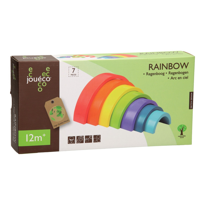 JOUéCO Joueco Wooden Rainbow