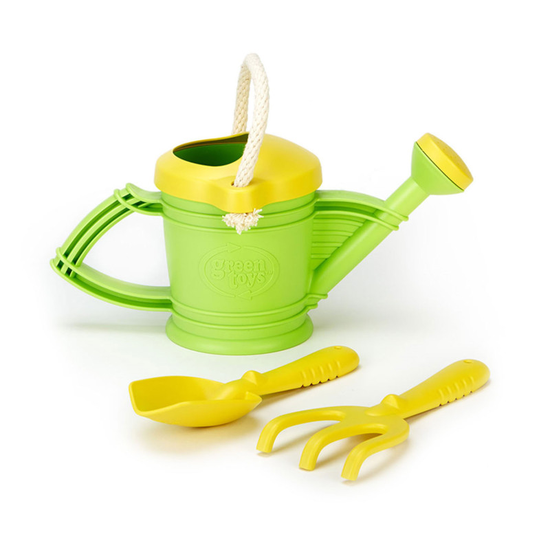 Green Toys Watering Can with Garden Tools GTWTCG1111