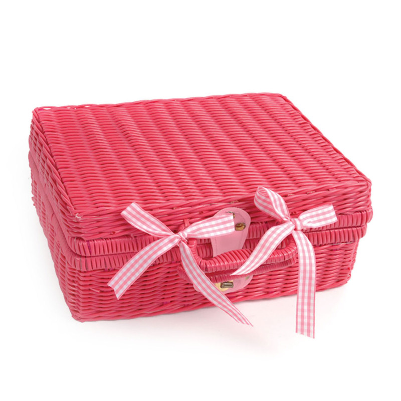 Bigjigs - Picnic set in Pink Suitcase T0151