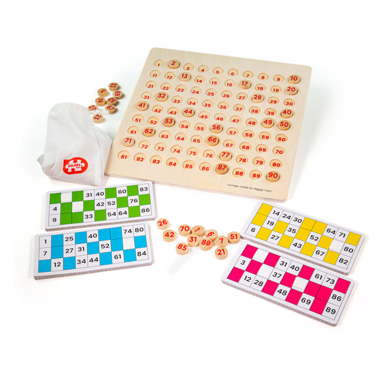 Bigjigs - Wooden Bingo Game 34035