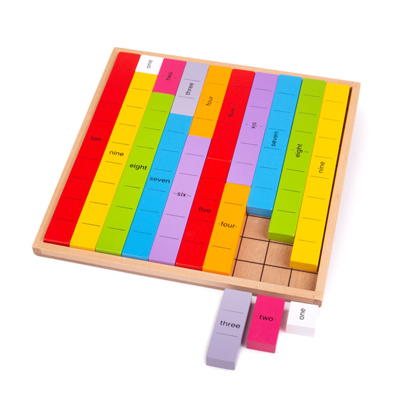Bigjigs - Wooden Math Game Connect Numbers 34017