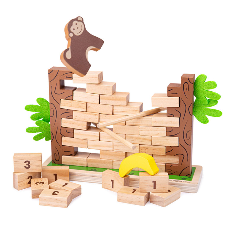 Bigjigs - Wooden Child's Game Jungle Crash 34006