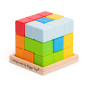Bigjigs - Wooden Lock-a-Cube Cube Puzzle 33020