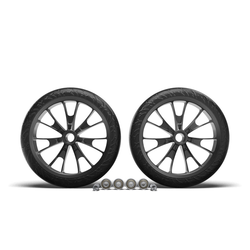Hudora Replacement Wheelset Crossover for BigWheel 205 14109/00