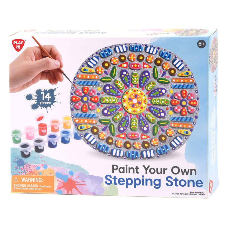 Play Paint your own Cement Stepping Stone, 14 pcs. 78213