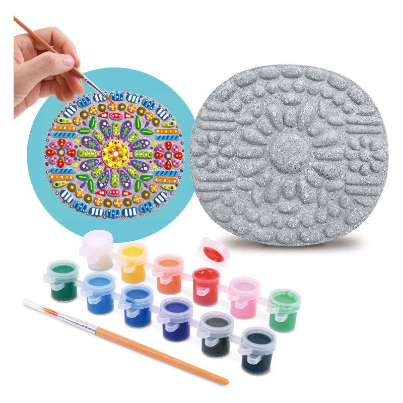 Play Paint your own Cement Stepping Stone, 14 pcs. 78213