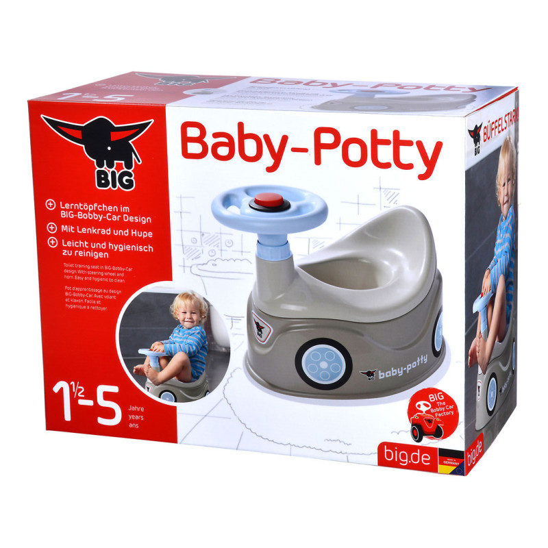 Big - BIG Baby Potty Pot with Handlebar Gray 800054801
