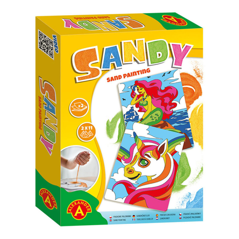 Selecta - Sandy Sand Painting Unicorn and Mermaid AT2549