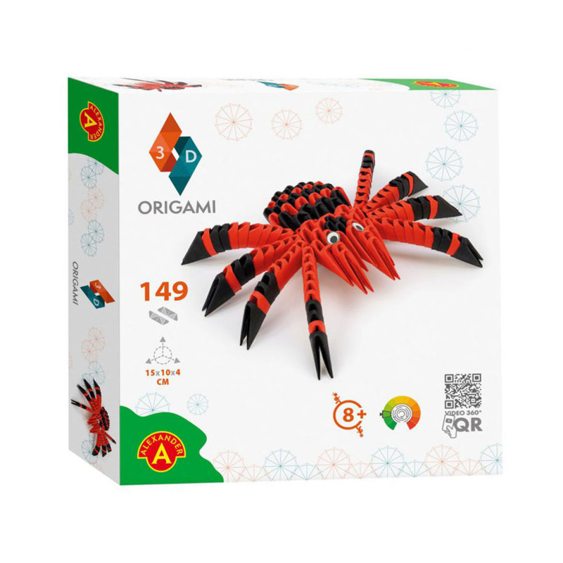 Selecta - ORIGAMI 3D - Spider, 149pcs. AT2348