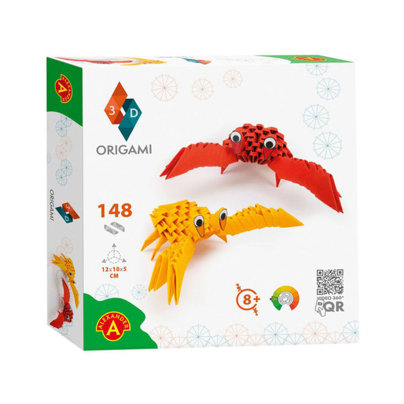 Selecta - ORIGAMI 3D - Crabs, 148pcs. AT2344