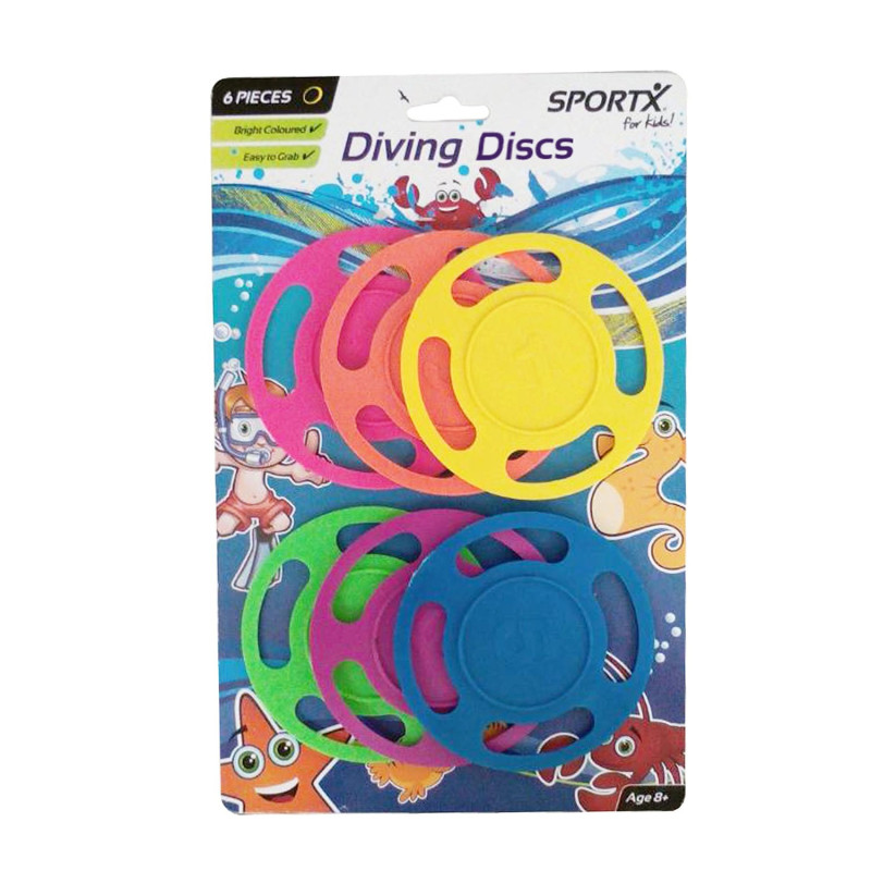 SportX Dive discs, 6pcs. 0765002