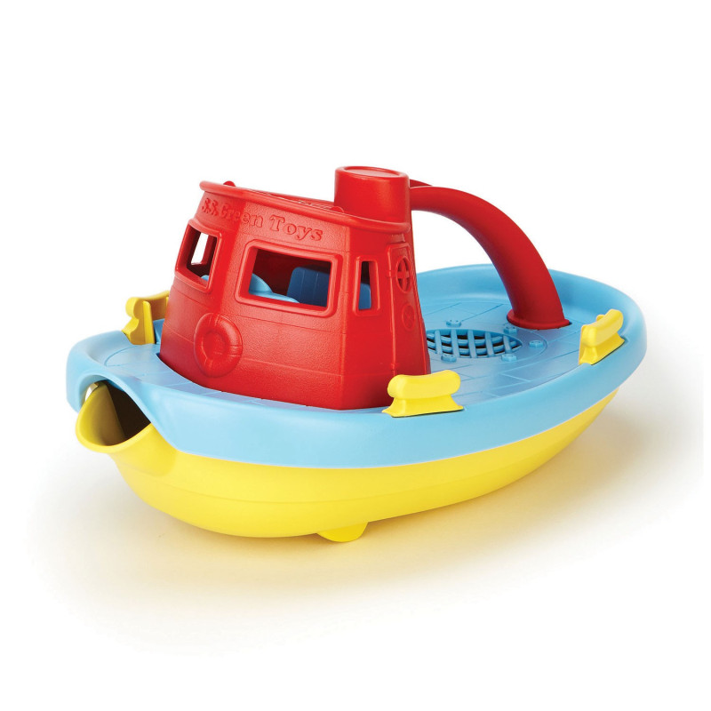 Green Toys Tugboat - Red / Blue