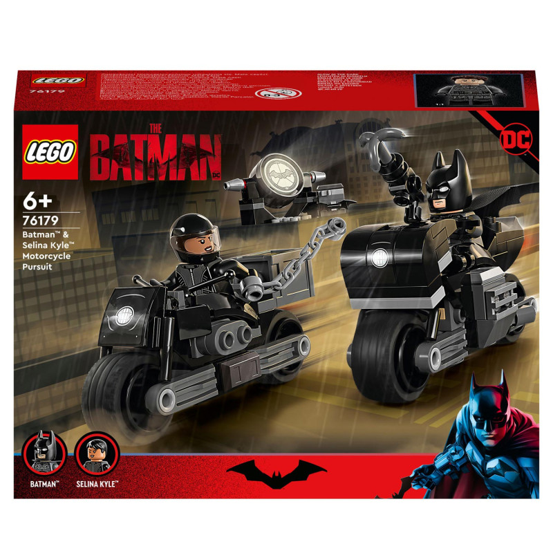 Lego - LEGO Super Heroes 76179 Batman & Selina Motorcycle Chase 76179