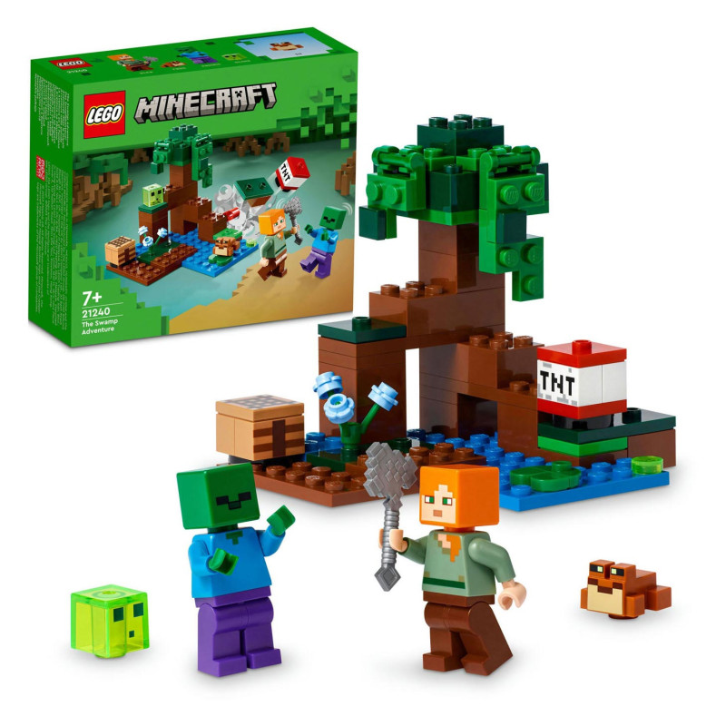 Lego - 21240 LEGO Minecraft The Swamp Adventure 21240