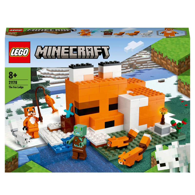 Lego - LEGO Minecraft 21178 The Fox Hut 21178
