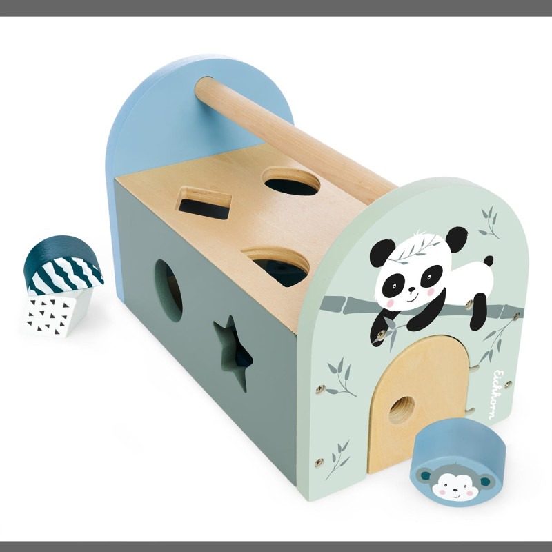 Eichhorn boîte à formes panda et singe